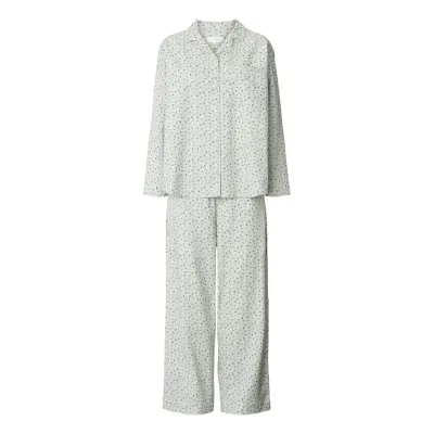 STUDIO FEDER Edith Pajama - Seersucker Vit