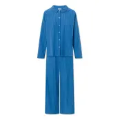 STUDIO FEDER Frida Pajama - Poplin Blå