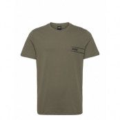 T-Shirt Rn 24 T-shirts Short-sleeved Grön BOSS