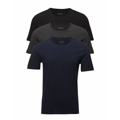 T-Shirt Rn 3P Co T-shirts Short-sleeved Blå BOSS