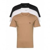 T-Shirt Rn 3P Co T-shirts Short-sleeved Vit BOSS