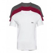 T-Shirt Rn 3P Co T-shirts Short-sleeved Vit BOSS