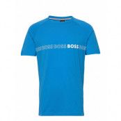 T-Shirt Rn Slim Fit T-shirts Short-sleeved Blå BOSS