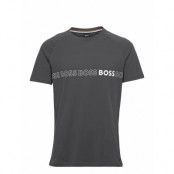 T-Shirt Rn Slim Fit T-shirts Short-sleeved Grå BOSS