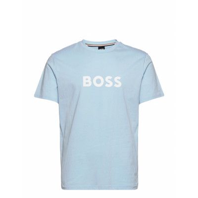 T-Shirt Rn Underwear Night & Loungewear Pyjama Tops Blå BOSS