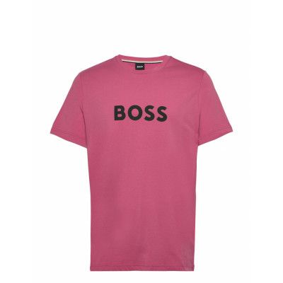 T-Shirt Rn Underwear Night & Loungewear Pyjama Tops Rosa BOSS