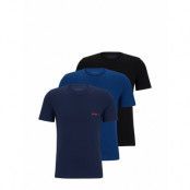 T-Shirt Rn Triplet P *Villkorat Erbjudande Underwear Night & Loungewear Pyjama Tops Marinblå HUGO