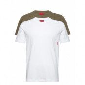 T-Shirt Rn Twin Pack T-shirts Short-sleeved Vit HUGO