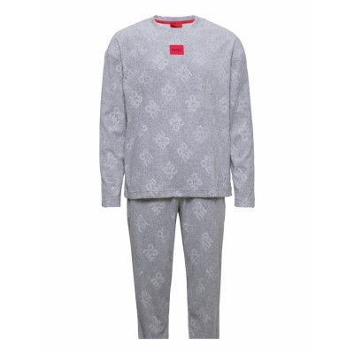 Terry Me Long Set Pyjamas Grå HUGO