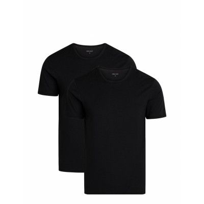 2-Pack Men Bamboo S/S Undershirt Underwear Night & Loungewear Pyjama Tops Svart URBAN QUEST