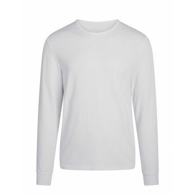URBAN QUEST Men Bamboo L/S T-Shirt Vit