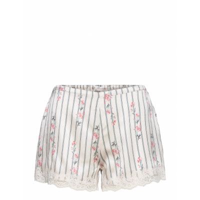 Tige Short Pyjama Bottom Shorts Vit Etam