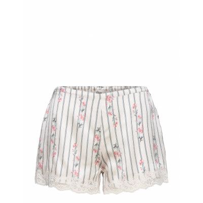 Tige Short Pyjama Bottom Shorts White Etam