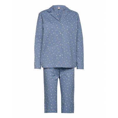 Tiny Flower Pyjamas Set Pyjamas Blå Becksöndergaard