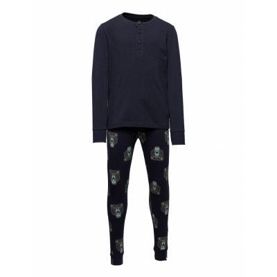 Tnasleep Night Set Boy Pyjamas Set Blå The New