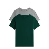 Tommy Hilfiger 3P Trunk & 2P Tee Set Grön