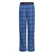 Tommy Hilfiger Flannel Pants Blue Plaid Blå