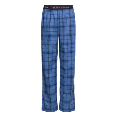 Tommy Hilfiger Flannel Pants Blue Plaid Blå
