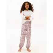 Tommy Hilfiger Ls Cuffed Pj Set Gifting - Cream - 164-170