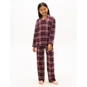Tommy Hilfiger Pj Straight Gifting Print Set - Red - 128-140