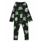 Top Leggings Set Hot Cocoa Pyjamas Set Svart Lindex