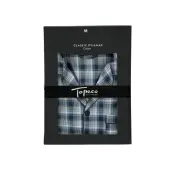 TOPECO Mens Flanell Pyjama - Blue - XL