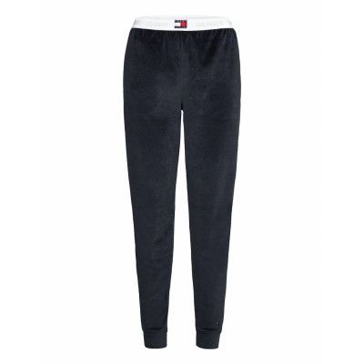 Track Pant Velour Pyjamasbyxor Mjukisbyxor Blå Tommy Hilfiger