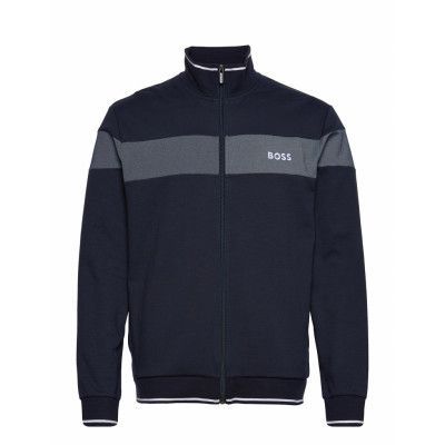 Tracksuit Jacket Sweat-shirt Tröja Blå BOSS