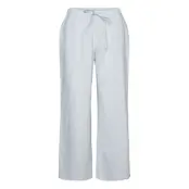 Lindex Trousers Pyjama Seersucker Blå