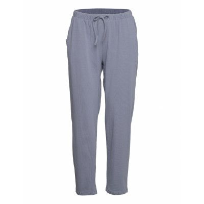 Trousers Pyjama Soft Cotton Pyjamasbyxor Mjukisbyxor Blå Lindex