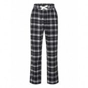 Lindex Trousers Pyjamas Flannel Svart