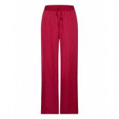 Trousers Satin *Villkorat Erbjudande Pyjamasbyxor Mjukisbyxor Röd Lindex