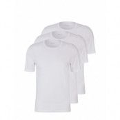 Tshirt Rn 3P Classic *Villkorat Erbjudande T-shirts Pyjama Tops Vit BOSS