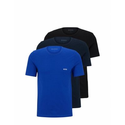 Tshirtrn 3P Classic *Villkorat Erbjudande T-shirts Short-sleeved Marinblå BOSS