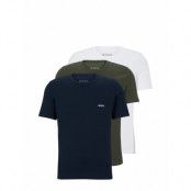 Tshirtrn 3P Classic *Villkorat Erbjudande T-shirts Short-sleeved Marinblå BOSS