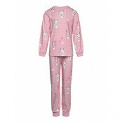 Geggamoja Two Piece Pyjamas Pink Lama Rosa