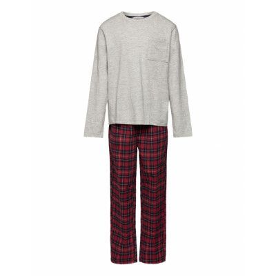 Mango Two-Pieces Check Long Pyjamas Multi/patterned
