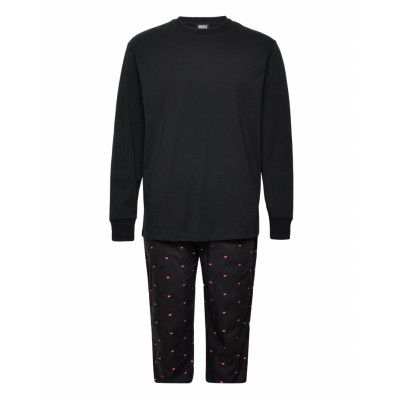 Umkit-Justin-Derik Pyjama Pyjamas Black Diesel