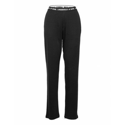 Logo Pyjama Pants Pyjamasbyxor Mjukisbyxor Svart Karl Lagerfeld