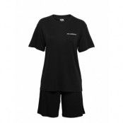 Unisex Logo Short & Tee Pj Set Pyjamas Svart Karl Lagerfeld