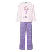 United Colors Of Benetton Pyjama(Sweater+Trous Lila
