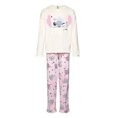 United Colors Of Benetton Pyjama(Sweater+Trous Rosa