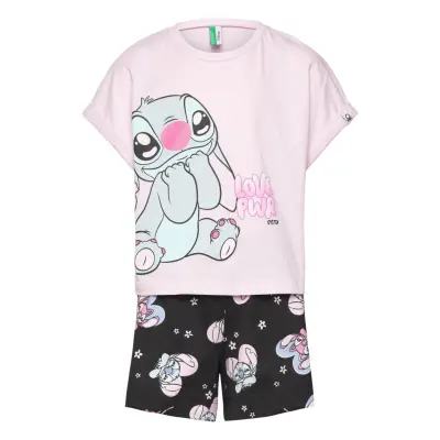 United Colors Of Benetton Pyjama(T-Shirt+Short Rosa