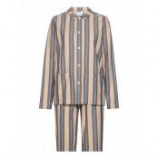 Uno Stripe Pyjamas Beige Nufferton