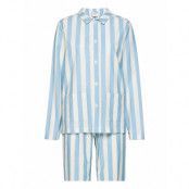 Uno Stripe *Villkorat Erbjudande Pyjamas Blå Nufferton