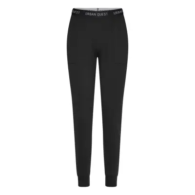 URBAN QUEST Women Bamboo Sweatpants Svart