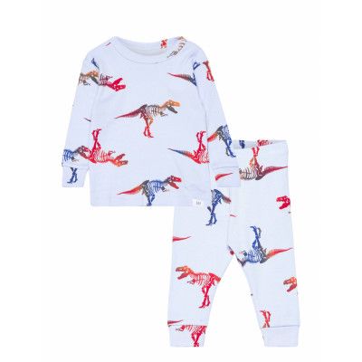 V-Tb Ao Dino Lj Pyjamas Set Multi/mönstrad GAP