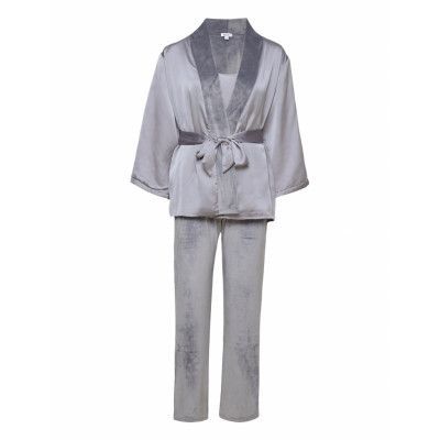 Velly - 3 Pieces Pyjamas Grå Etam
