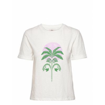 Etam Velu Tee-Shirt Pyjama Top Kräm