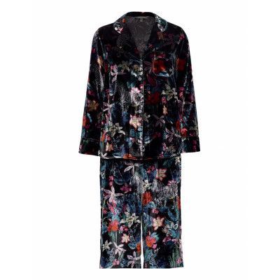 Velvet Pajama Set Pyjamas Multi/mönstrad Banana Republic